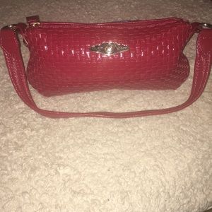 Woven Intrecciato basket weave leather purse pocketbook